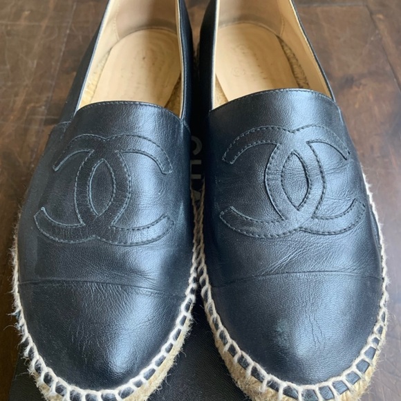 Black Chanel Espadrilles size 10 - Picture 8 of 8